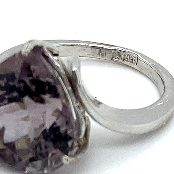 Purple Tourmaline 11.15ct Solid 18K Gold Ring - Picture 8 of 9